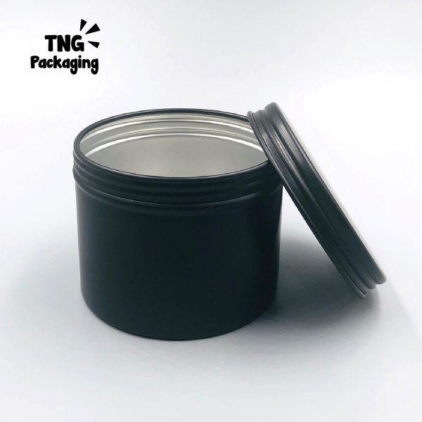 Jar Aluminium Hitam Doff - 150ml - Image 3