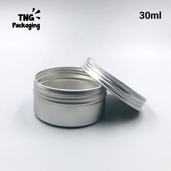 Jar Aluminium Silver - 30ml - Image 3