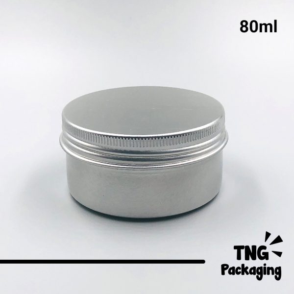 Jar Aluminium Silver - 80ml - Image 2