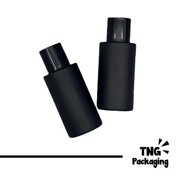Botol Parfum Spray Hitam Gold - 50ml