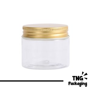 Jar Plastik Tutup Gold - 120ml