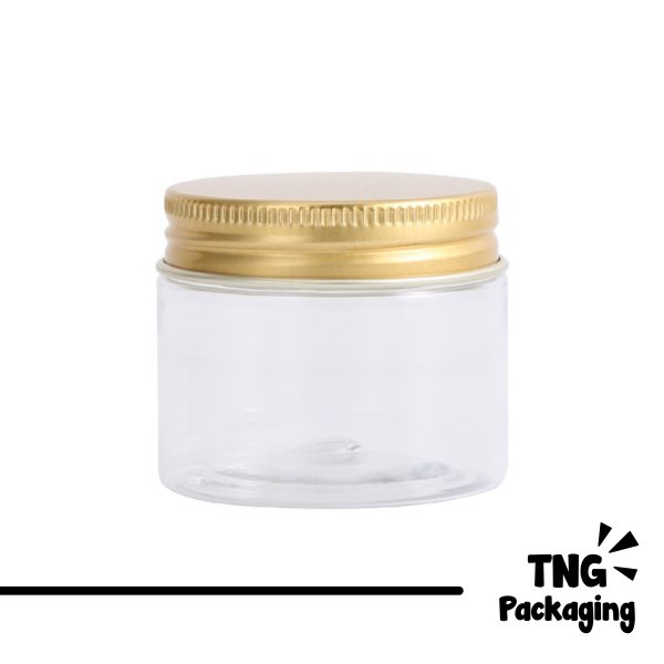 Jar Plastik Tutup Gold - 120ml