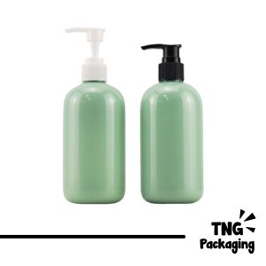 Botol Pump Plastik Hijau - 350ml