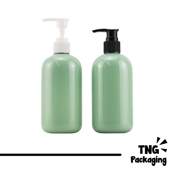 Botol Pump Plastik Hijau - 350ml
