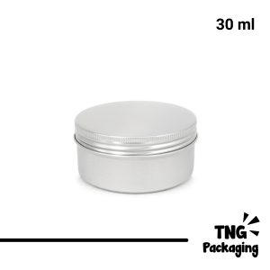 Jar Aluminium Silver - 30ml