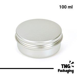 Jar Aluminium Silver - 100ml