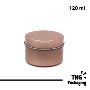 Jar Aluminium Rosegold - 120ml