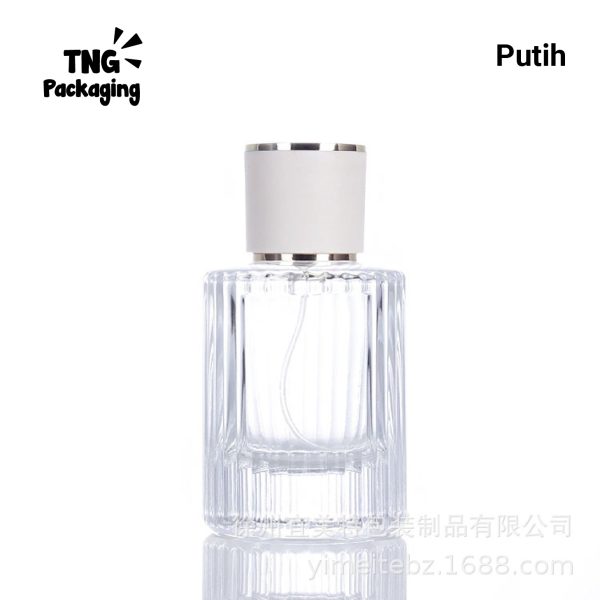 Botol Parfume Kaca Hitam Putih - 30ml 50ml - Image 4