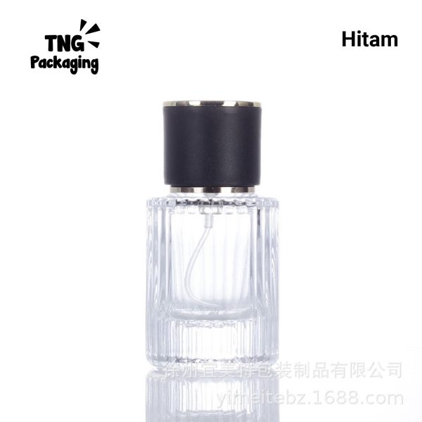 Botol Parfume Kaca Hitam Putih - 30ml 50ml - Image 3