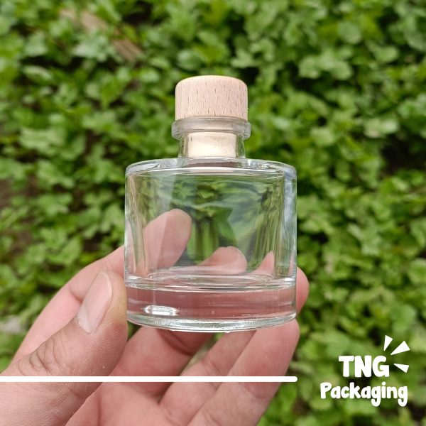 Botol Kaca Tutup Kayu - 50ml - Image 2