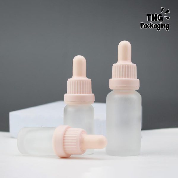 Botol Serum Frosted Tutup Pink - 5ml 10ml 15ml 20ml 50ml - Image 5