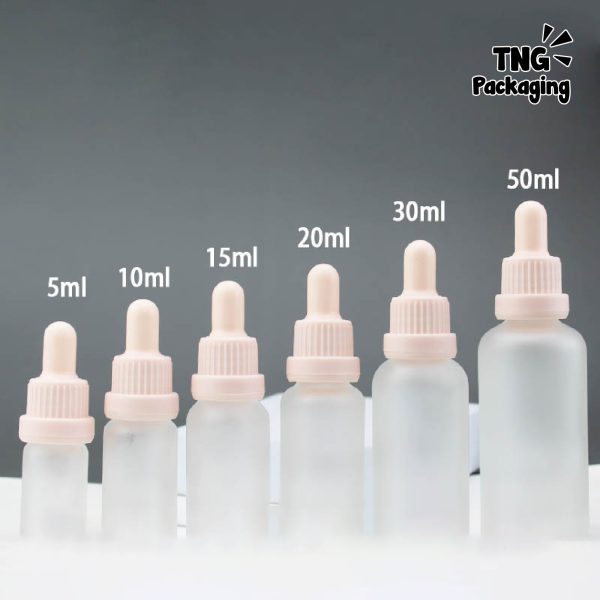 Botol Serum Frosted Tutup Pink - 5ml 10ml 15ml 20ml 50ml - Image 6