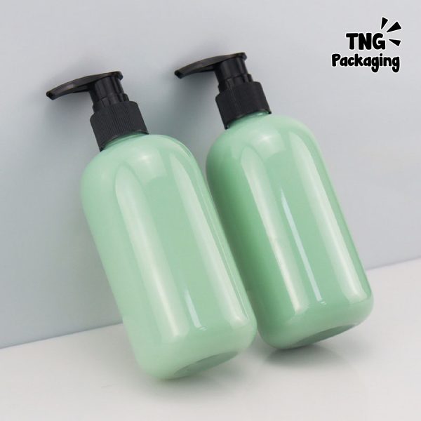 Botol Pump Plastik Hijau - 350ml - Image 3