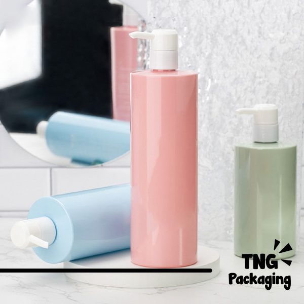 Botol Pump Plastik Pastel - 300ml 500ml - Image 2