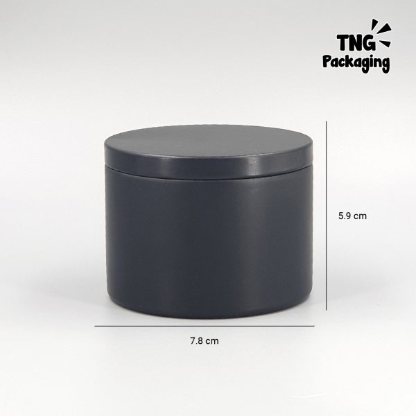 Jar Aluminium Hitam - 200gr - Image 4
