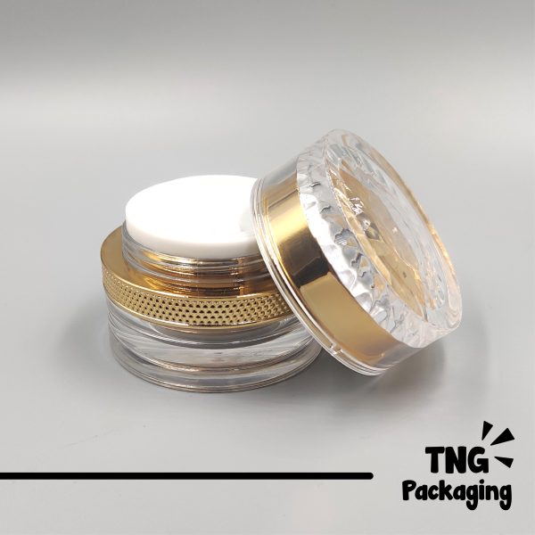 Pot Cream Acrylic Gold - 30ml - Image 2
