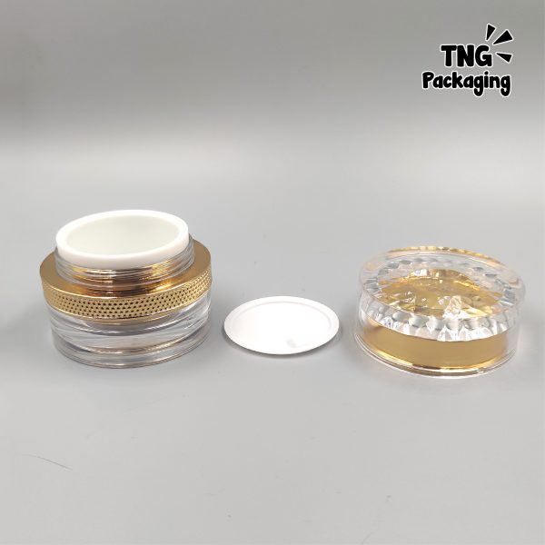 Pot Cream Acrylic Gold - 30ml - Image 4
