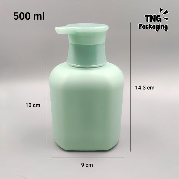 Botol Pump Plastik Hijau - 300ml 500ml - Image 4