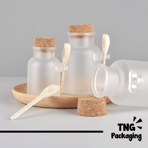 Botol Acrylic Tutup Gabus - 100ml 200ml - Image 2