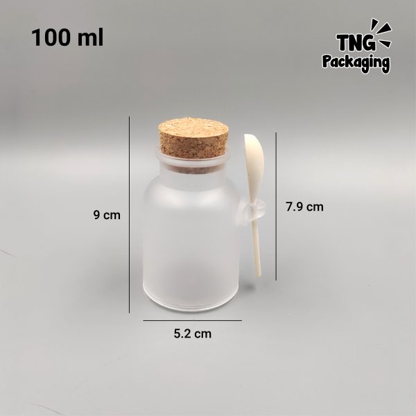 Botol Acrylic Tutup Gabus - 100ml 200ml - Image 7