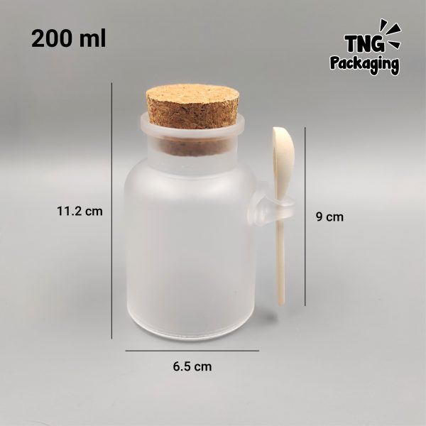 Botol Acrylic Tutup Gabus - 100ml 200ml - Image 8
