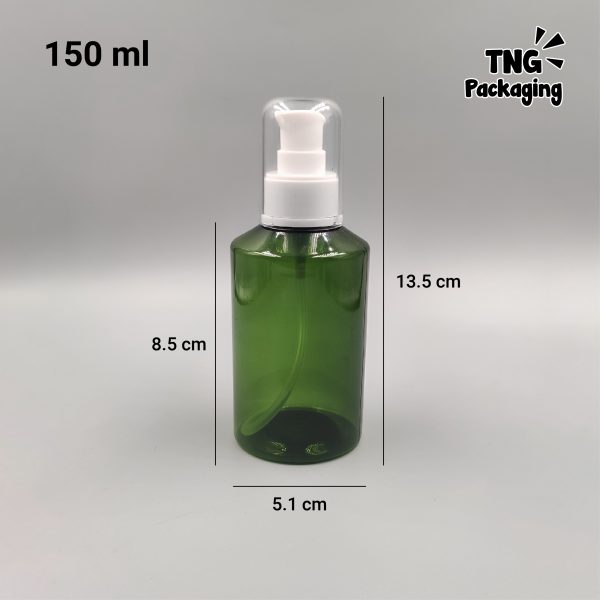 Botol Pump Plastik Hijau - 150ml - Image 3