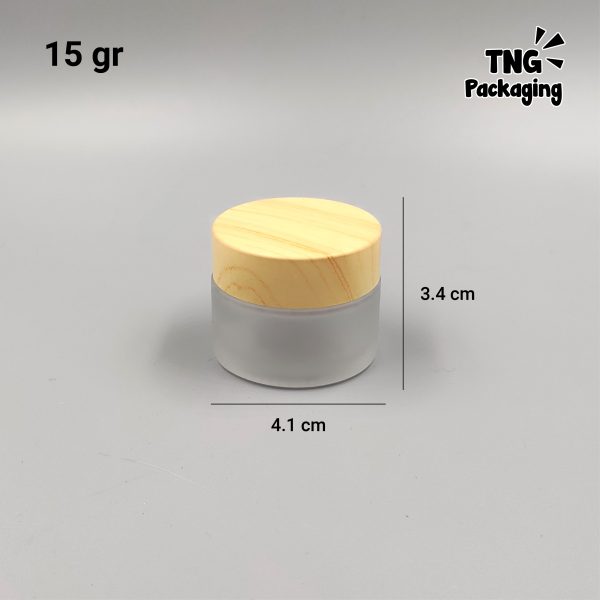 Pot Cream Kaca - 5gr 10gr 15gr 30gr 50gr 100gr - Image 9