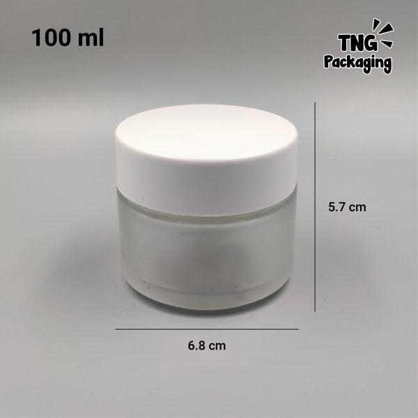 Pot Cream Kaca - 100 ml - Image 4