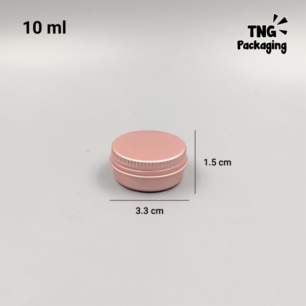 Jar Aluminium Rose Gold - 5ml 10ml 15ml 30ml 50ml 60ml 100ml - Image 6
