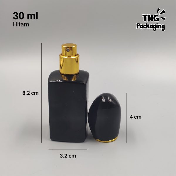 Botol Parfum Kaca Hitam - 30 ml - Image 5