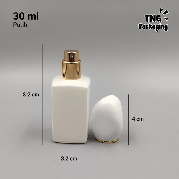 Botol Parfum Kaca Putih - 30ml - Image 5