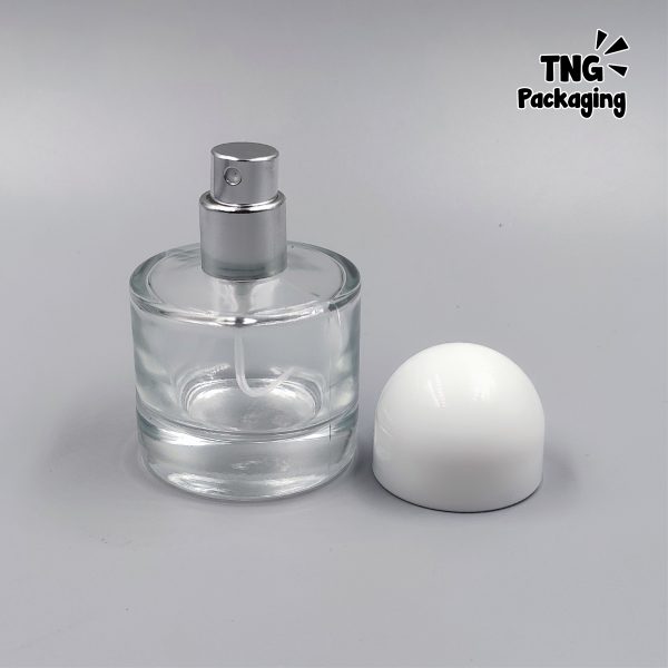 Botol Spray Kaca Tutup Putih - 30ml - Image 5