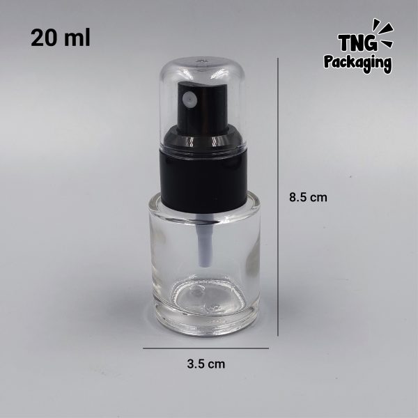 Botol Kaca Spray Bening - 20ml - Image 4