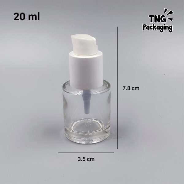 Botol Kaca Pump - 20ml - Image 3