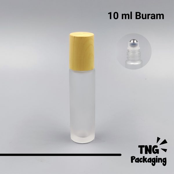 Botol Kaca Roll On Bening - 10 ml - Image 2