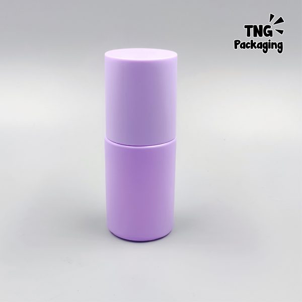 Botol Kaca Pump Ungu - 30 ml - Image 3