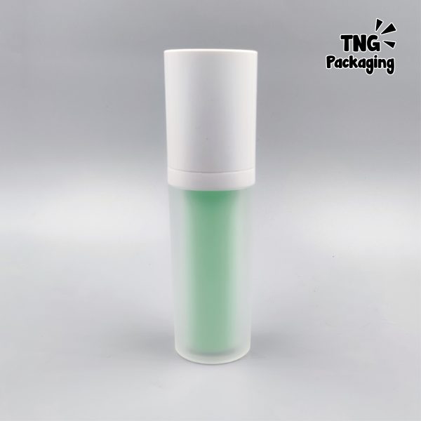 Botol Pump Airless Space White Hijau - 30ml - Image 3