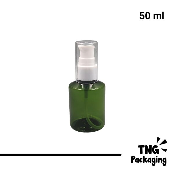 Botol Pump Plastik Hijau - 50ml