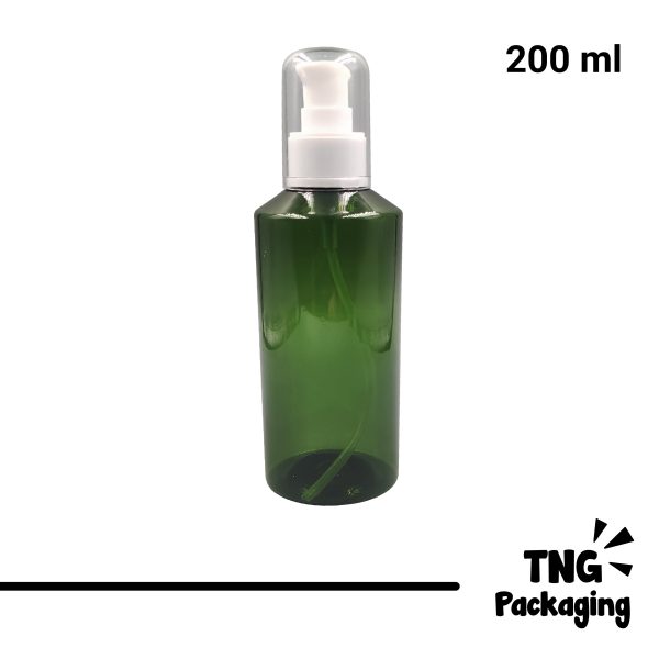 Botol Pump Plastik Hijau - 200ml