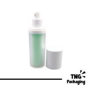 Botol Pump Airless Space White Hijau - 30ml