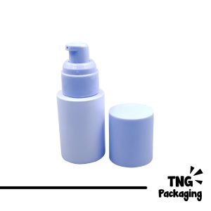 Botol Kaca Pump Biru - 30 ml