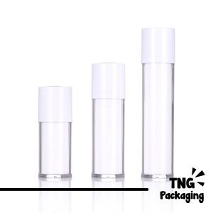 Botol Pump Airless Nautica Bulat - 15ml 30ml 50ml