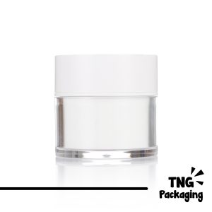 Pot Cream Pump Airless Elly White - 30gr 50g