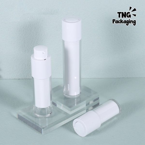 Botol Pump Airless Nautica Bulat - 15ml 30ml 50ml - Image 2