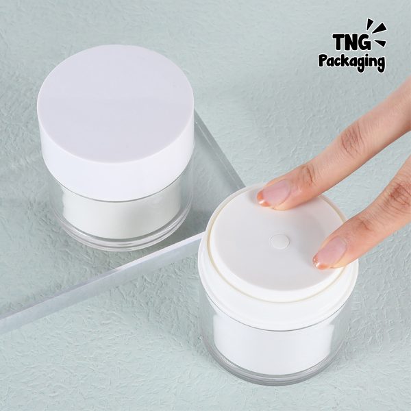 Pot Cream Pump Airless Elly White - 30gr 50g - Image 5