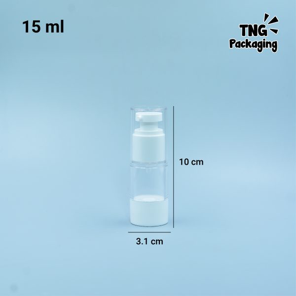 Botol Pump Airless - 15ml 30ml 50ml 80ml 100ml 120ml - Image 3