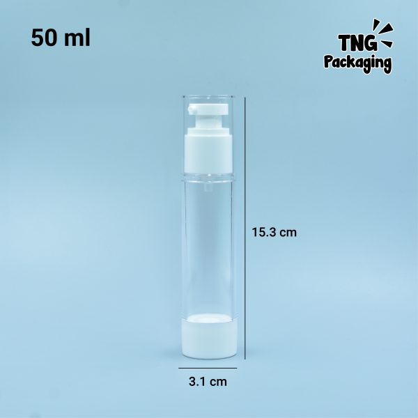 Botol Pump Airless - 15ml 30ml 50ml 80ml 100ml 120ml - Image 5