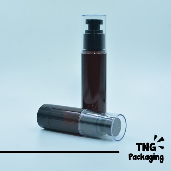 Botol Pump Airless Coklat - 30ml 50ml - Image 2