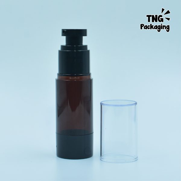 Botol Pump Airless Coklat - 30ml 50ml - Image 4