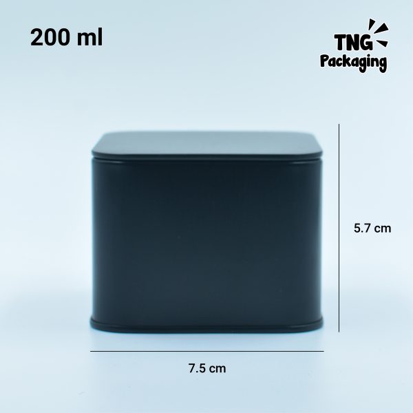 Aluminium Jar Kotak - 200ml - Image 5